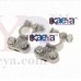 OkaeYa 2Pcs Replacement Universal Car Battery Terminal Clamp Clips Connector Silver
